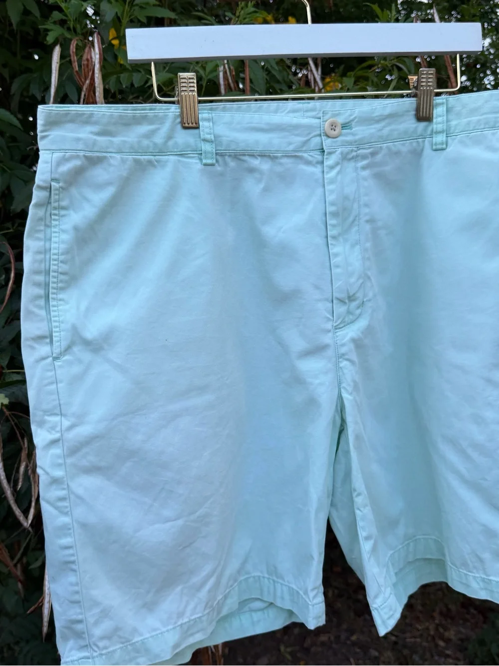 Vineyard Vines by Shep & Ian Men's Light Mint Chino Shorts Sz 40 inseam 6 inches